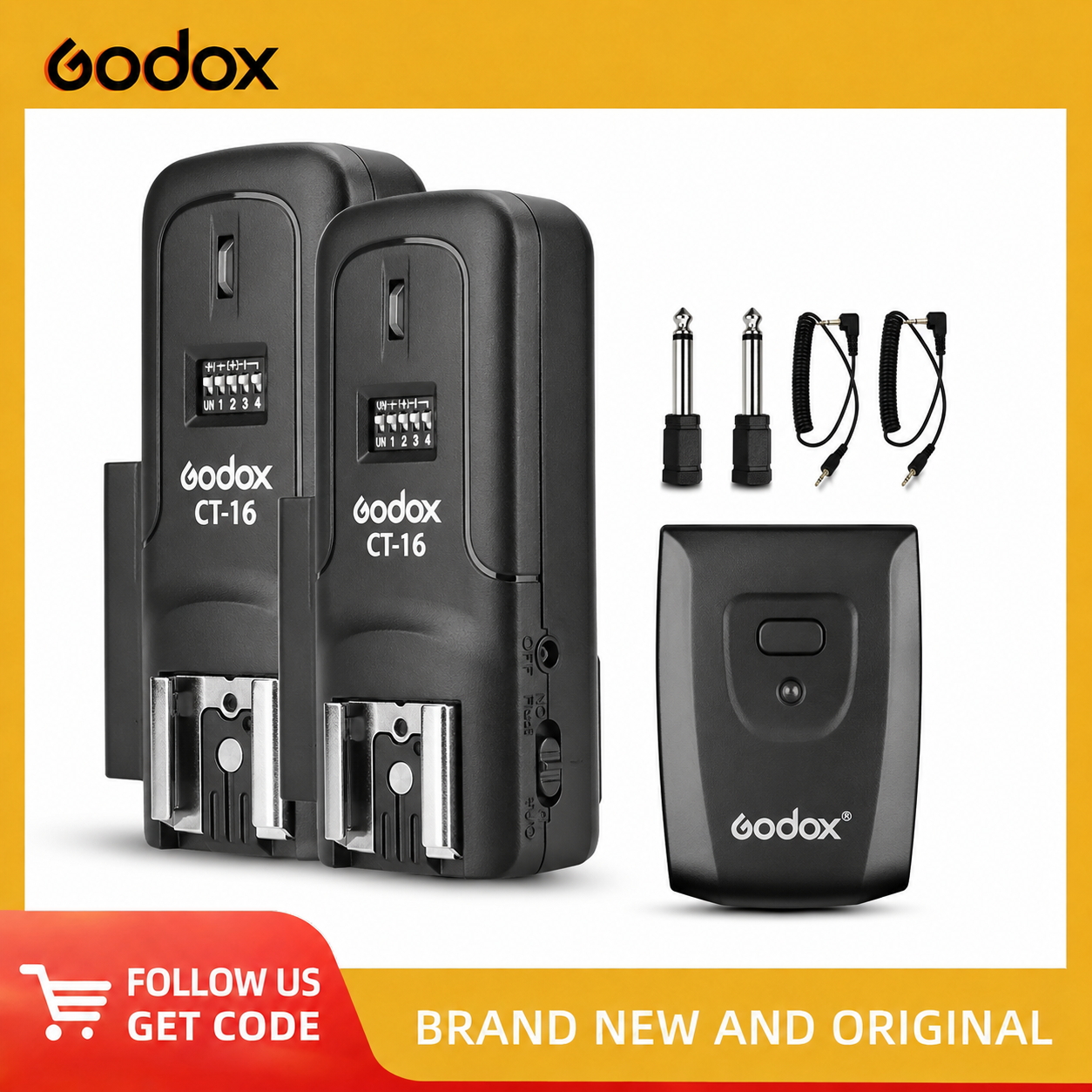 Trigger Receiver Set - Godox CT-16 Wireless Flash Trigger Set