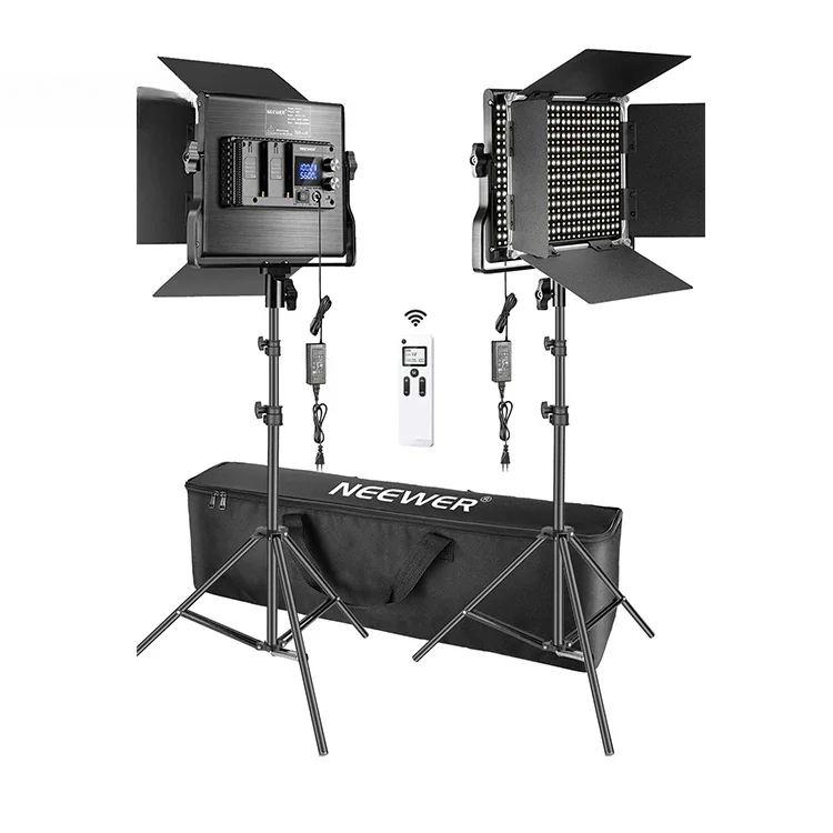 Photography Lighting Kit Neewer - Neewer 2-Pack Advanced 660 LED Panel