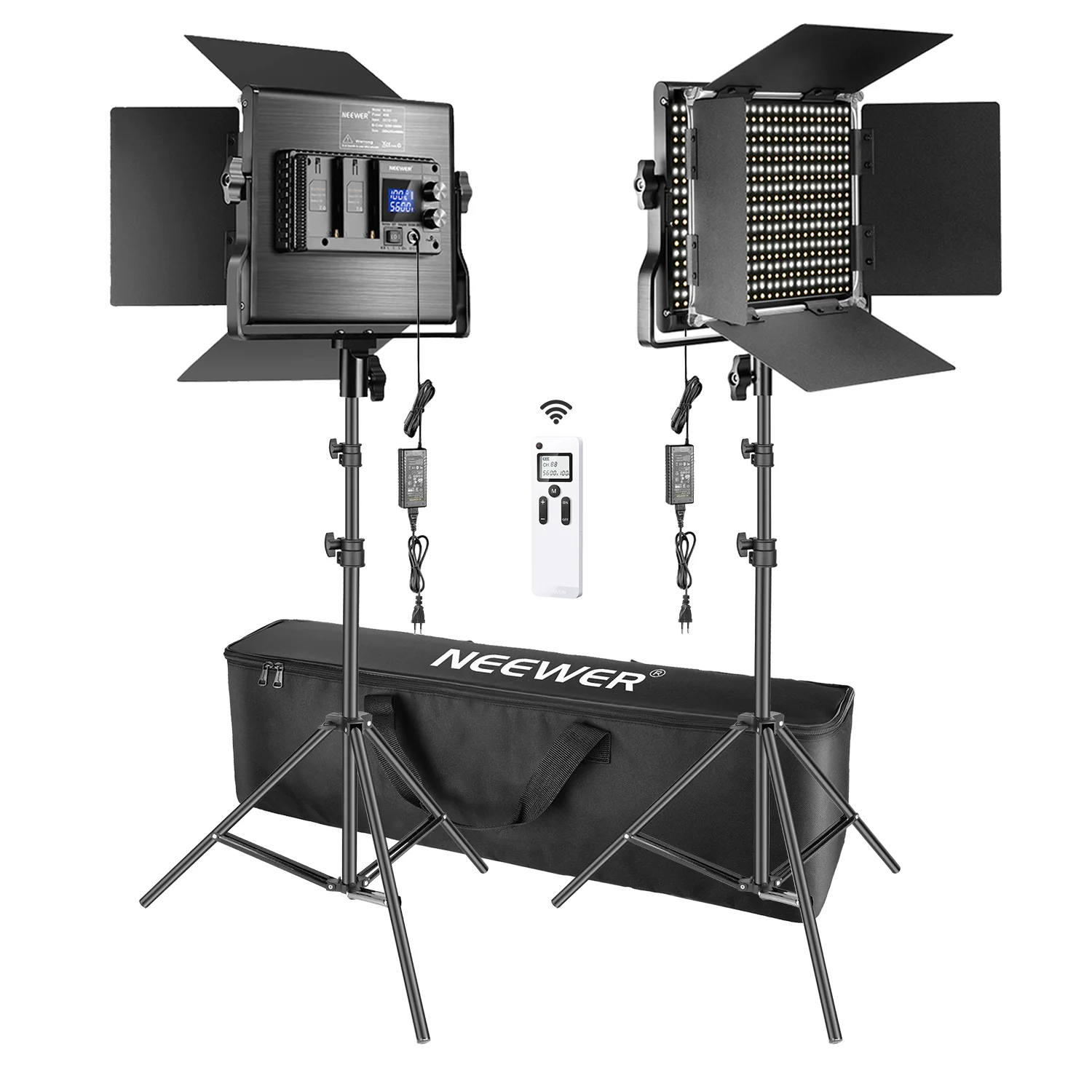 Photography Lighting Kit Neewer - Neewer 2set 660pcs Photo Studio Light