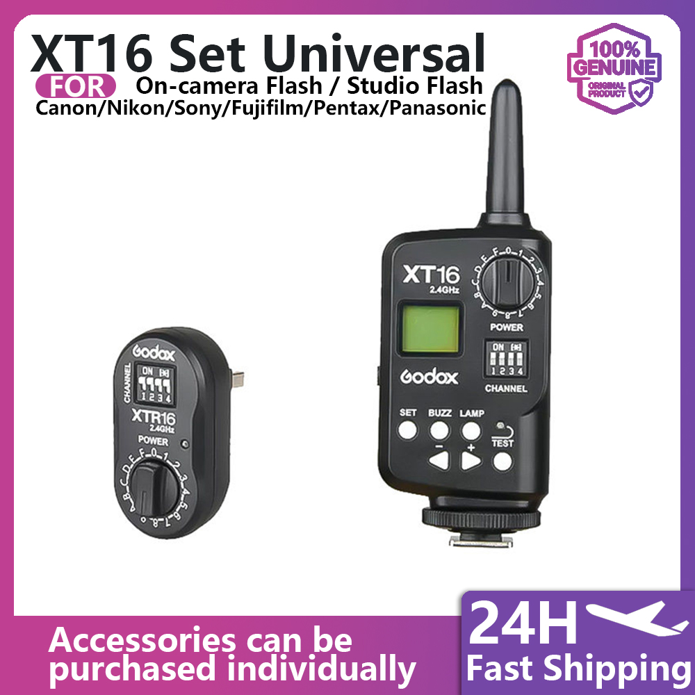Trigger Receiver Set - XT-16 Flash Trigger Set XTR16 Receiver