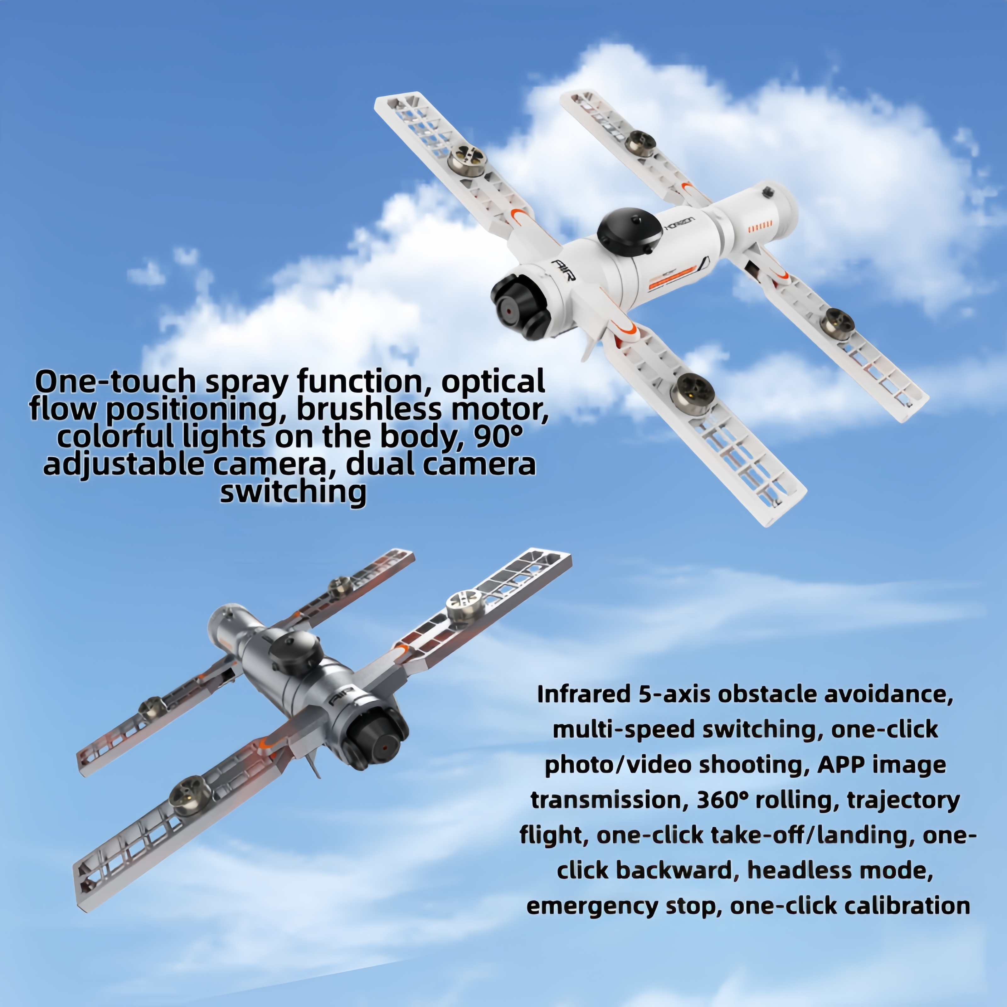 NEW AE22 Drone Accessories-Opt - Photography Lighting Position ulasan dan harga