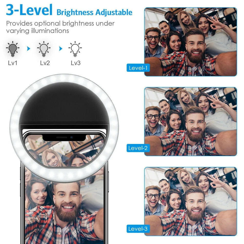 LED Selfie Fill Light USB Char - Photography Lighting Devices ulasan dan harga