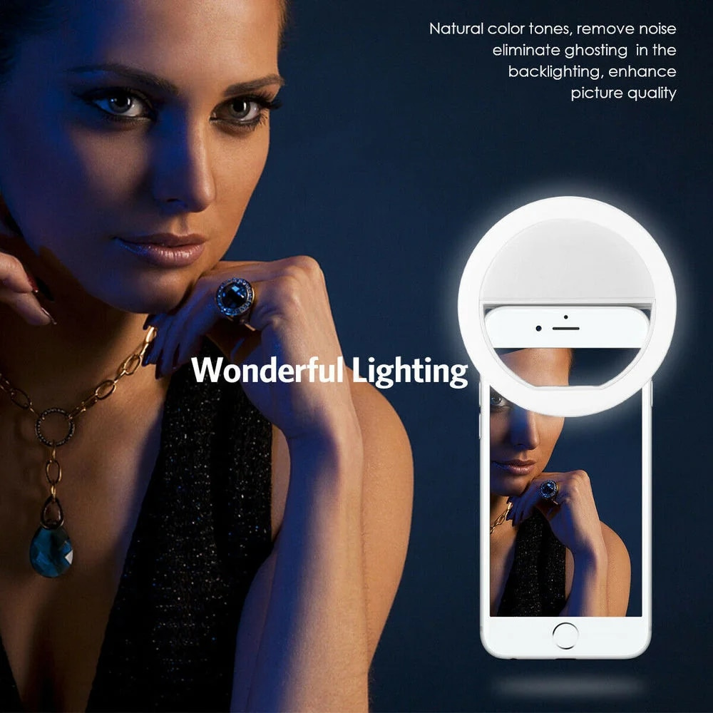 LED Selfie Fill Light USB Char - Photography Lighting Devices ulasan dan harga