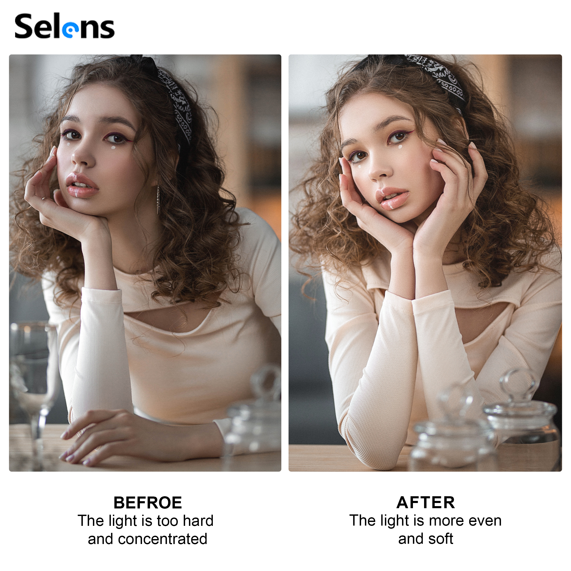 Selens White Diffuser Foldable - Photography Lighting Box ulasan dan harga