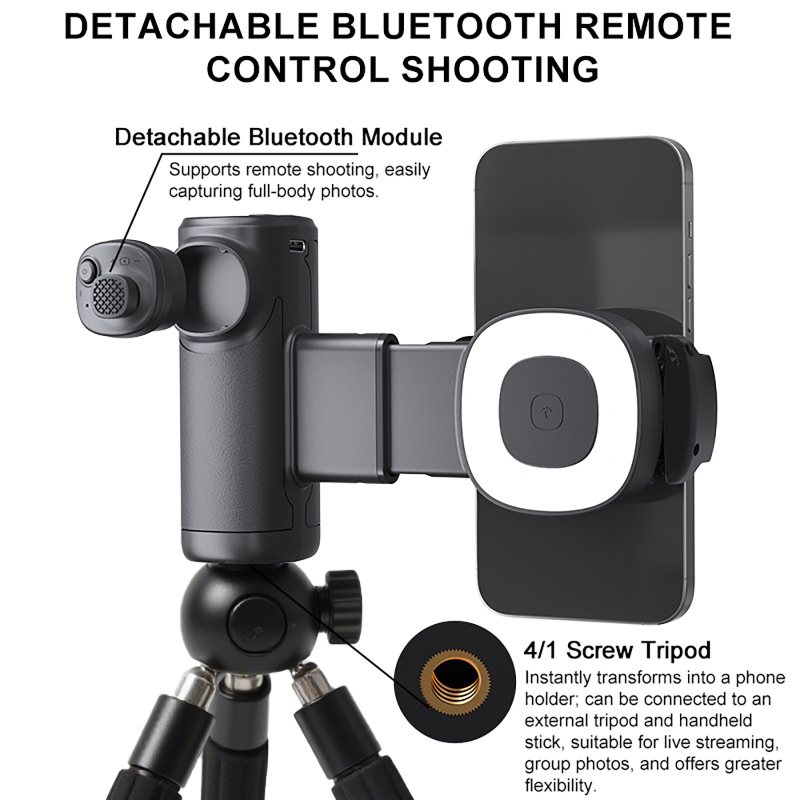 Bluetooth Selfie Handle with F - Photography Lighting For Outdoors ulasan dan harga