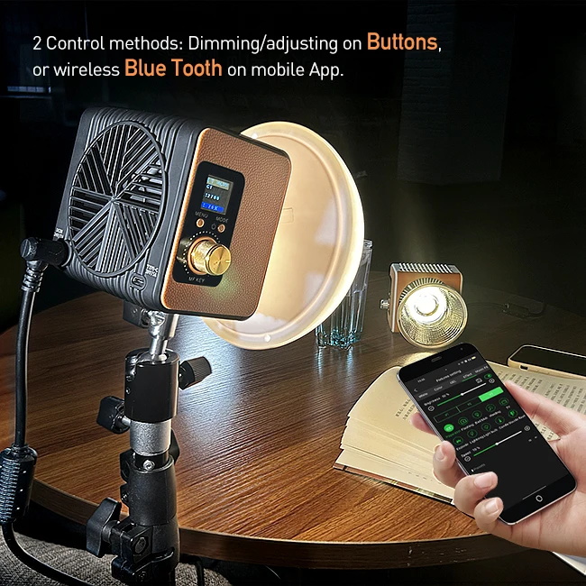 YIDOBLO ZE-150BI COB Video Lig - Photography Lighting App ulasan dan harga