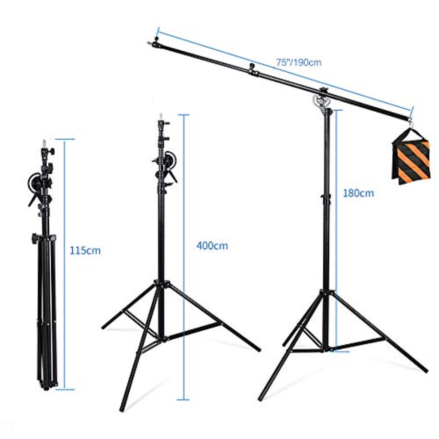 Max 13.2ft/400cm Two Way Adjus - Light Stand Sandbag ulasan dan harga