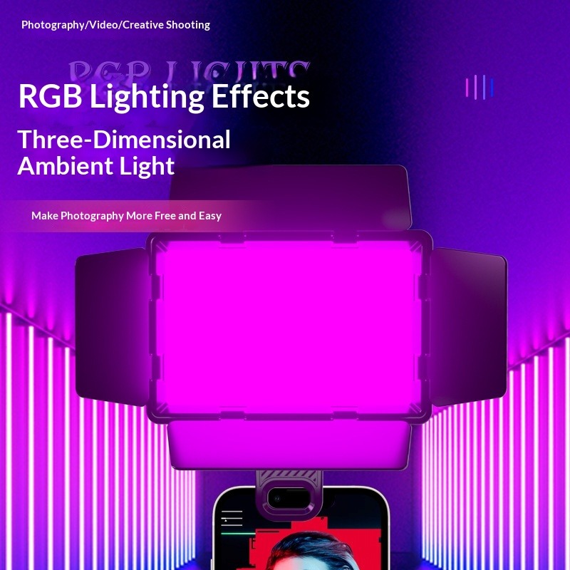 Four-page diffuser RGB fill li - Photography Lighting For Outdoors ulasan dan harga