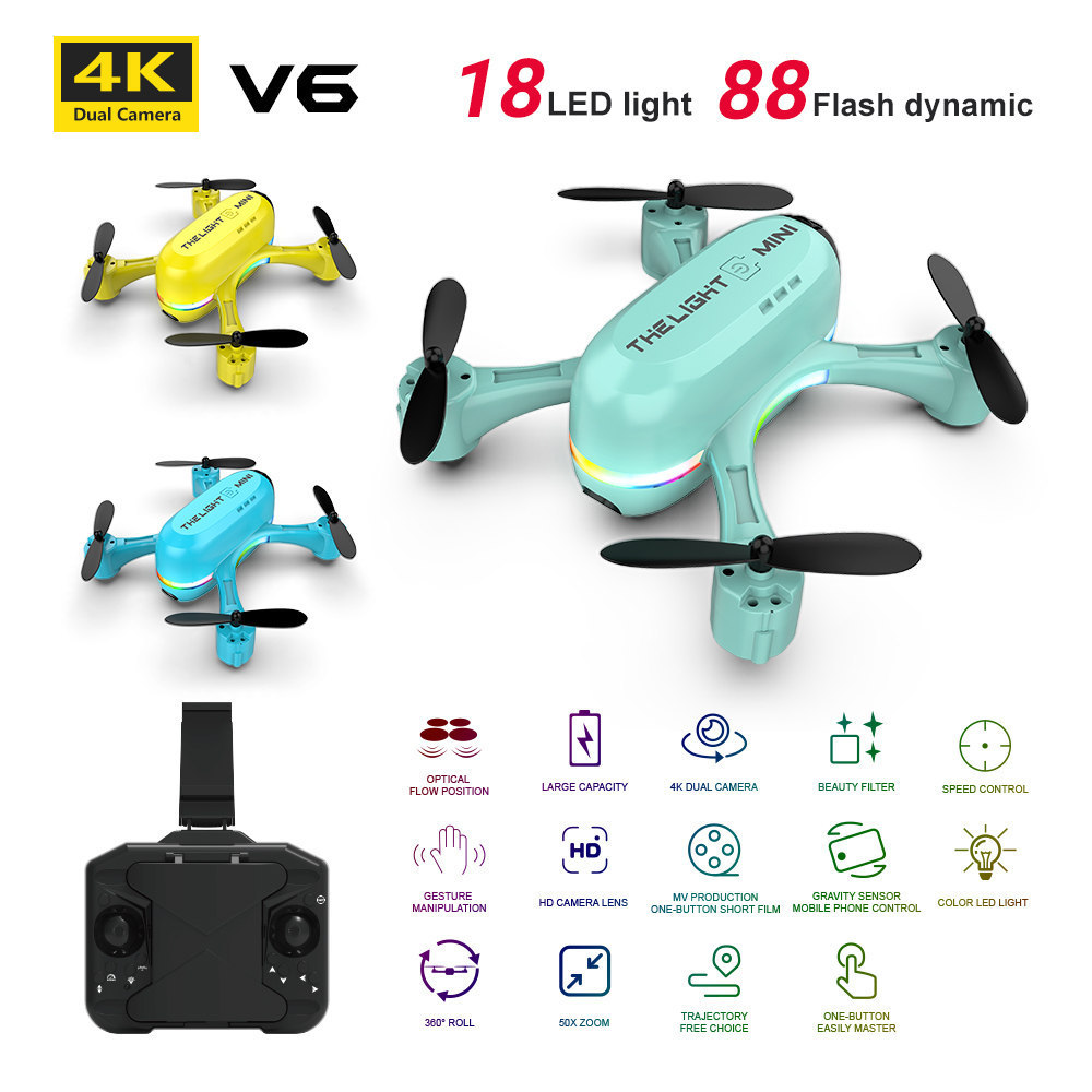 V6 Mini HD Aerial Photography  - Photography Lighting Position ulasan dan harga
