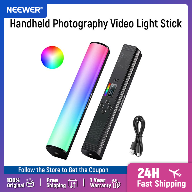 NEEWER RGB Light Wand with APP - Photography Lighting App ulasan dan harga