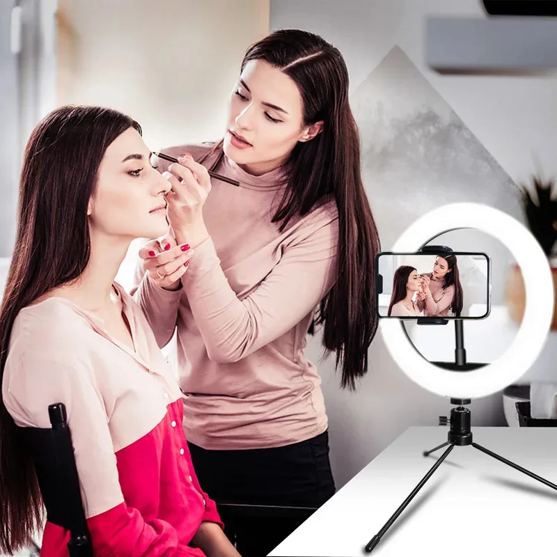 Dimmable26cm LED Ring Light Ki - Photography Lighting Box ulasan dan harga