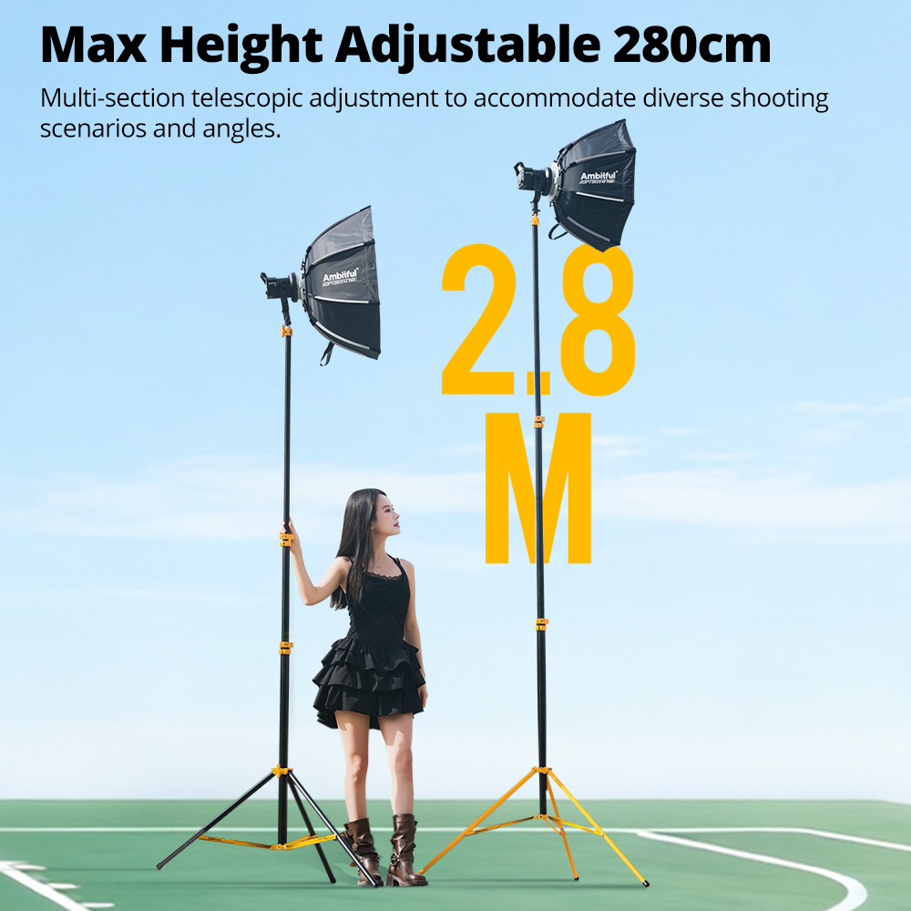 AMBITFUL GM280Y 280cm Professi - Photography Lighting Box ulasan dan harga