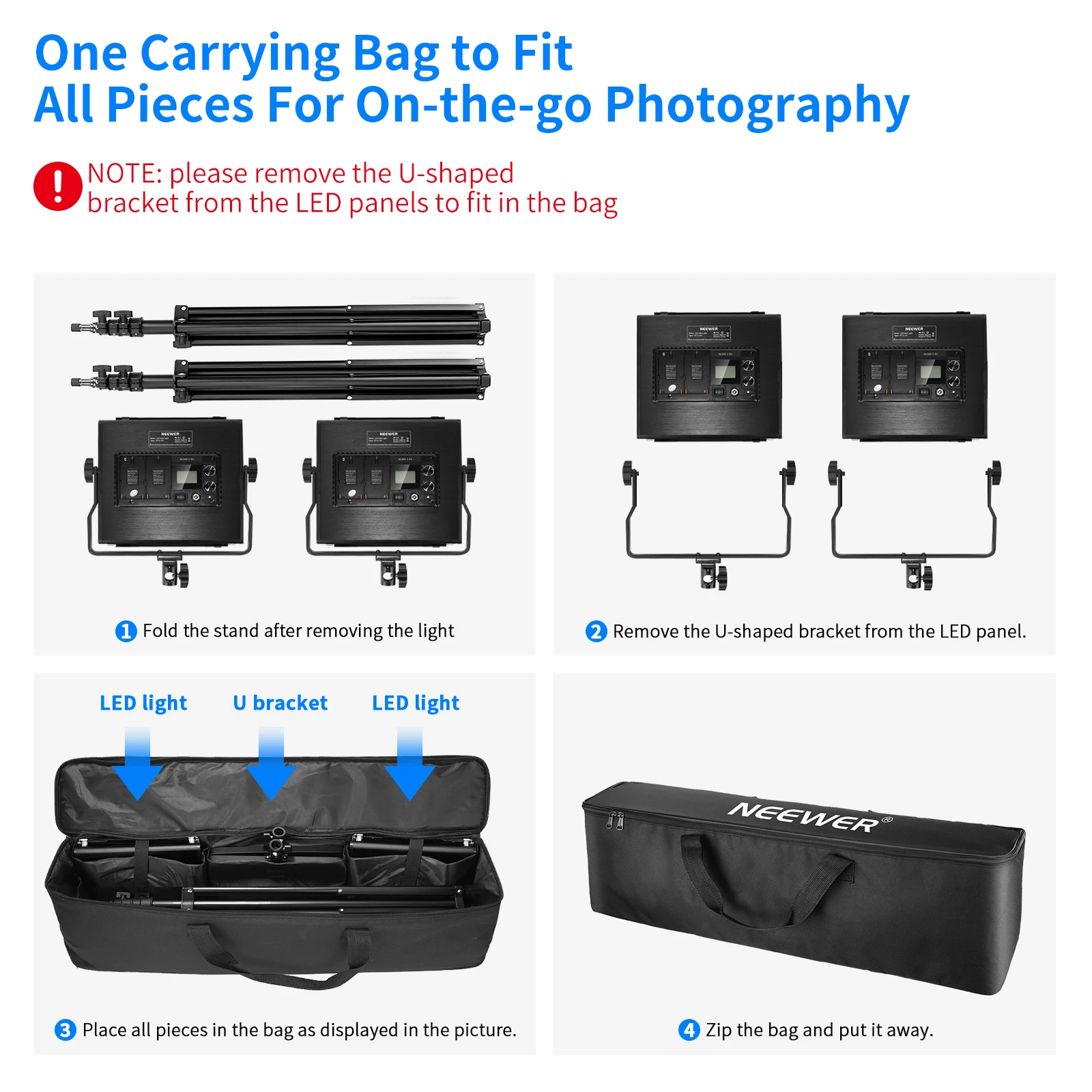 Neewer 2set 660pcs Photo Studi - Photography Lighting Kit Neewer ulasan dan harga