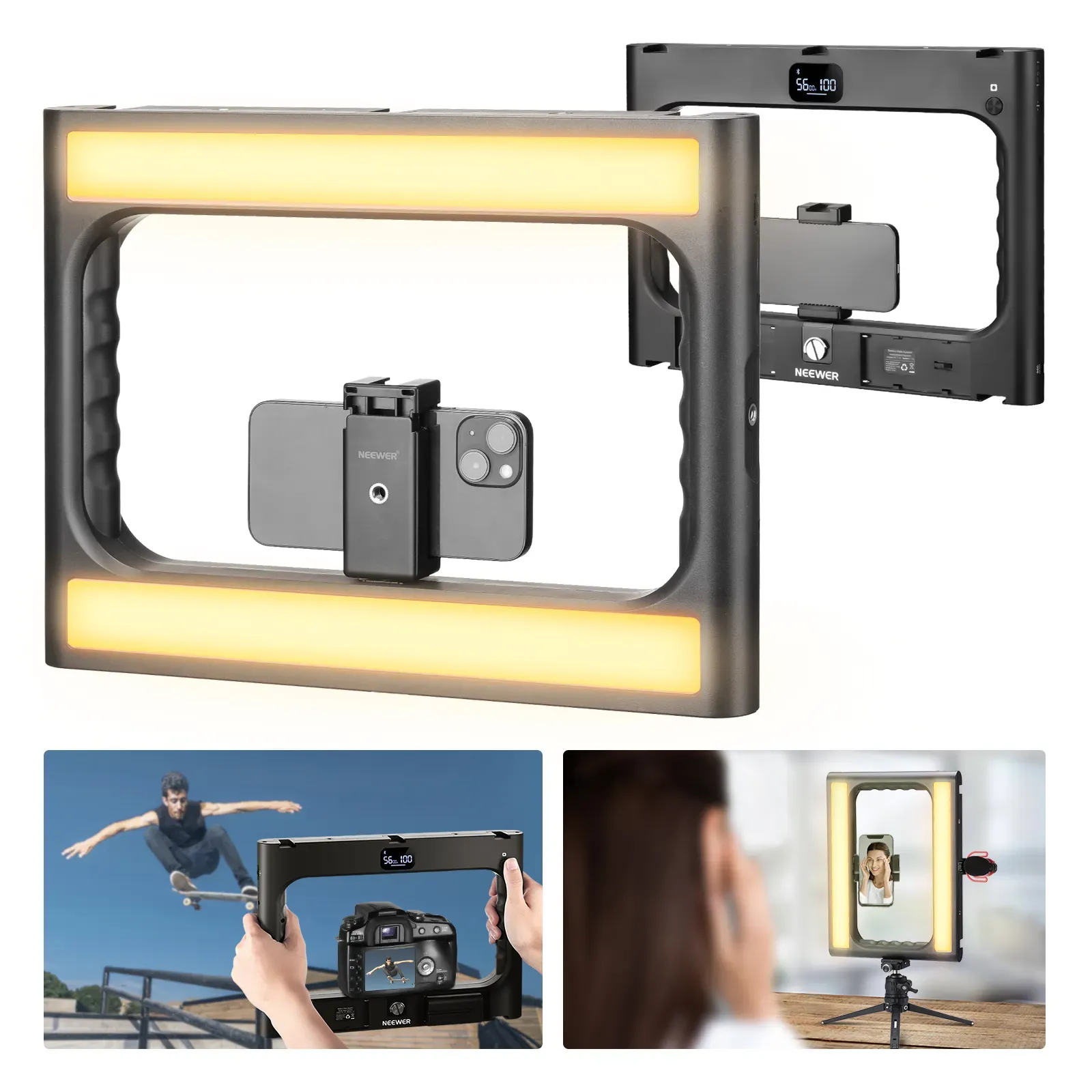 NEEWER A111 II Smartphone Vide - Photography Lighting Kit Neewer ulasan dan harga