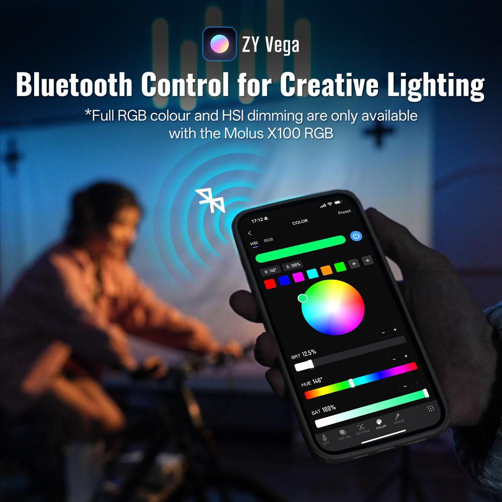ZHIYUN MOLUS X100 RGB LED Ligh - Photography Lighting App ulasan dan harga