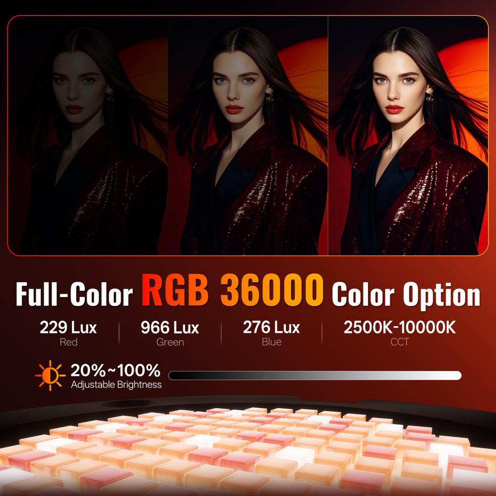 ZHIYUN MOLUS X100 RGB LED Ligh - Photography Lighting App ulasan dan harga