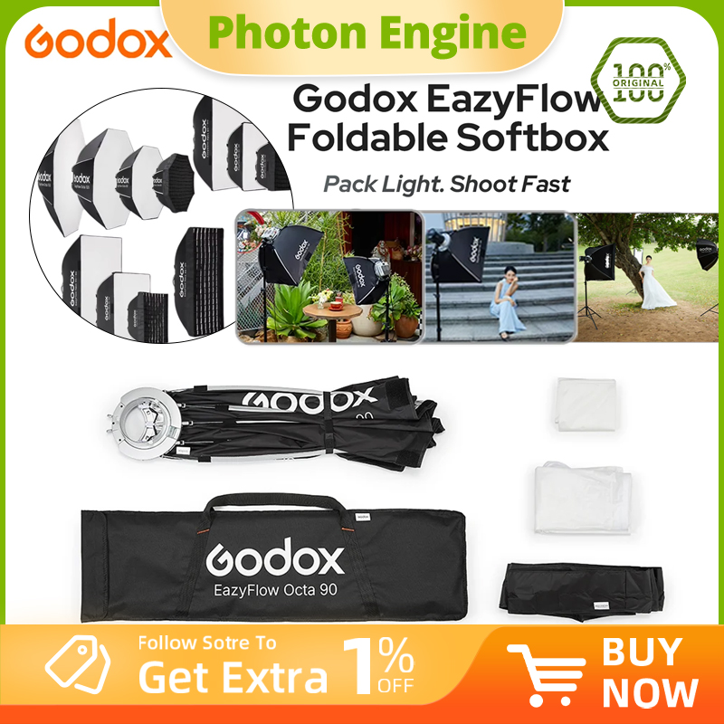 Godox EazyFlow series Foldable - Photography Lighting Box ulasan dan harga