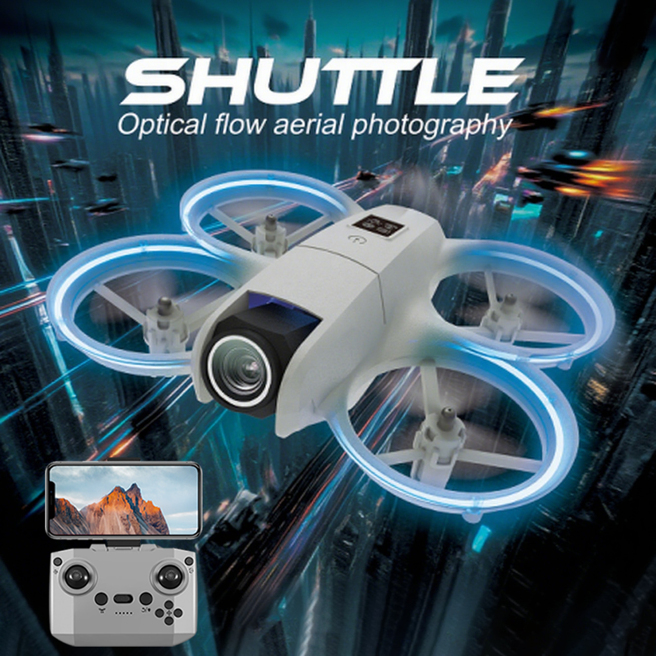 NEW 2026 Mini Foldable Drone W - Photography Lighting Position ulasan dan harga