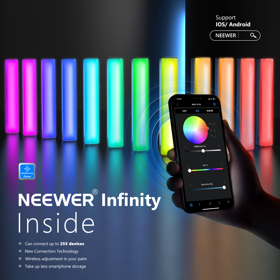 For NEEWER RGB Magnetic Handhe - Photography Lighting App ulasan dan harga