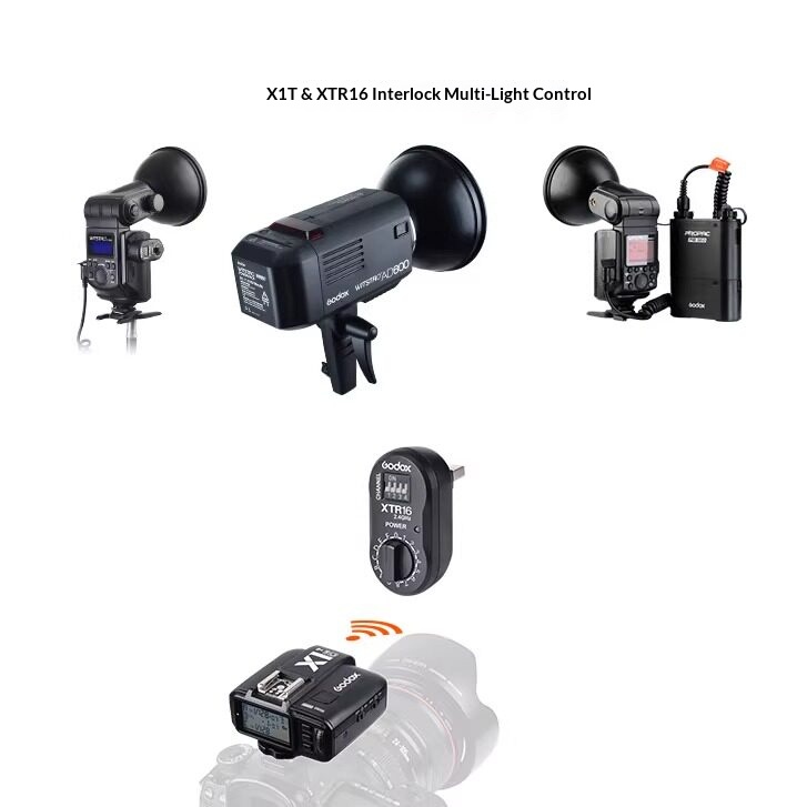 XT-16 Flash Trigger Set XTR16  - Trigger Receiver Set ulasan dan harga