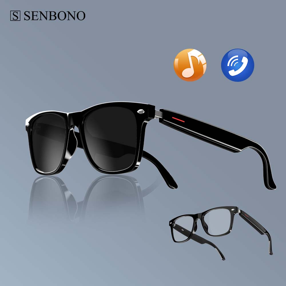 SENBONO E13 Smart Glasses:Blue - Photography Lighting Devices ulasan dan harga